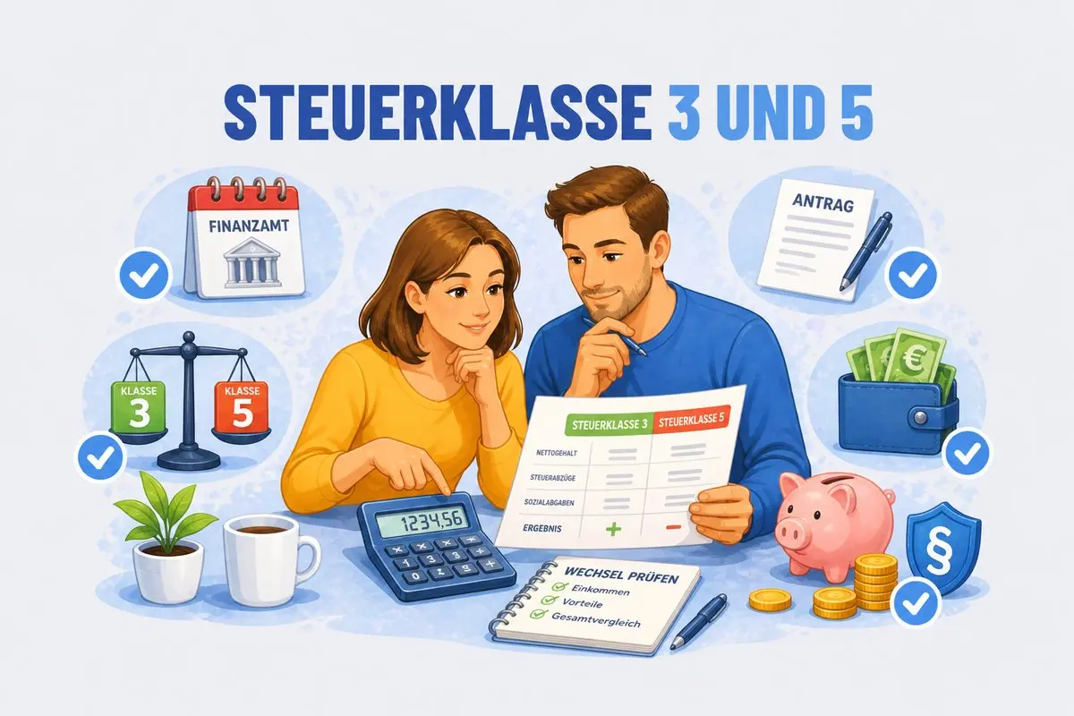 Steuerklasse 3 und 5: Wann lohnt sich der Wechsel wirklich?