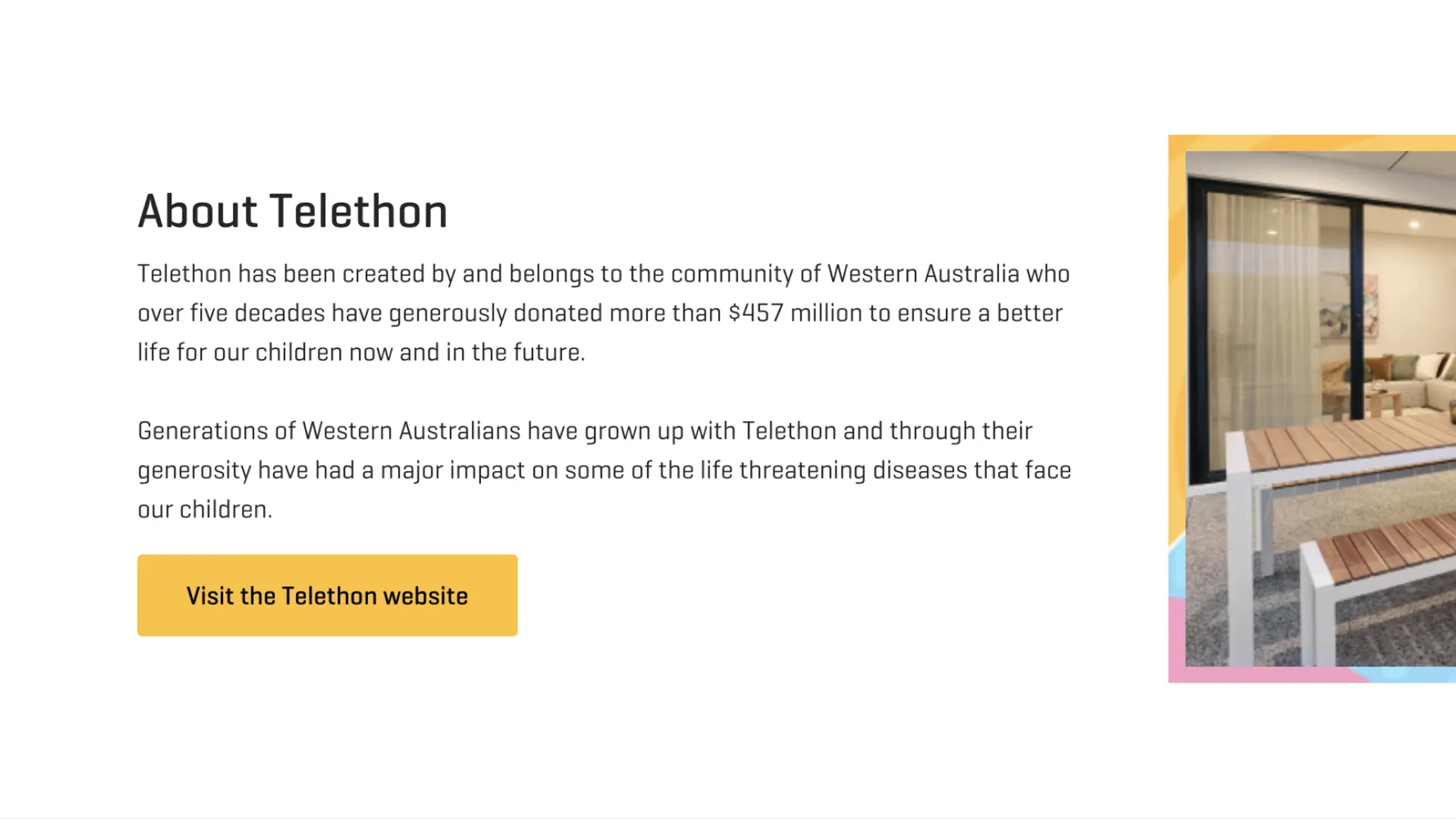 A mockup of the development