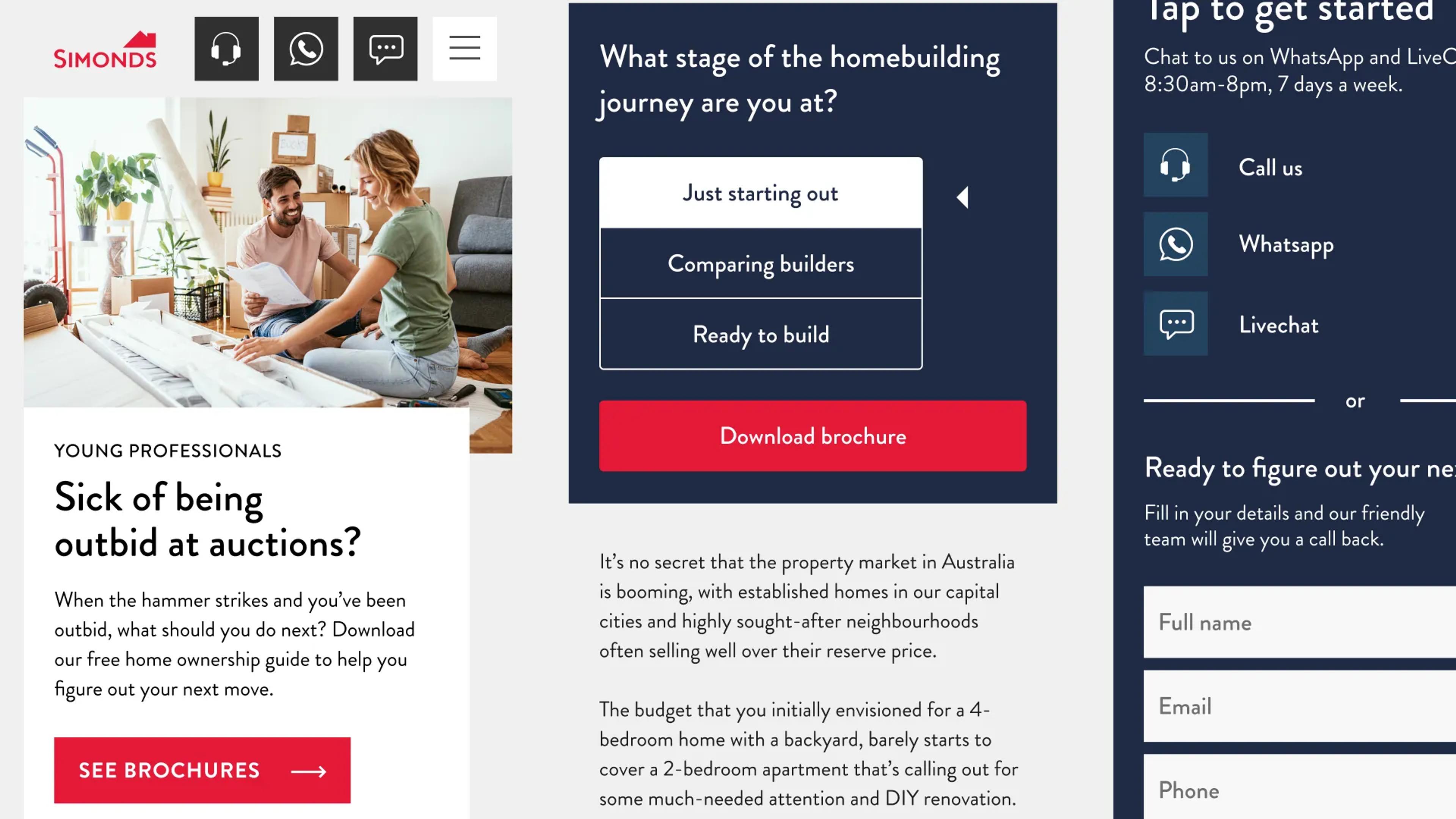 A mockup of the final design