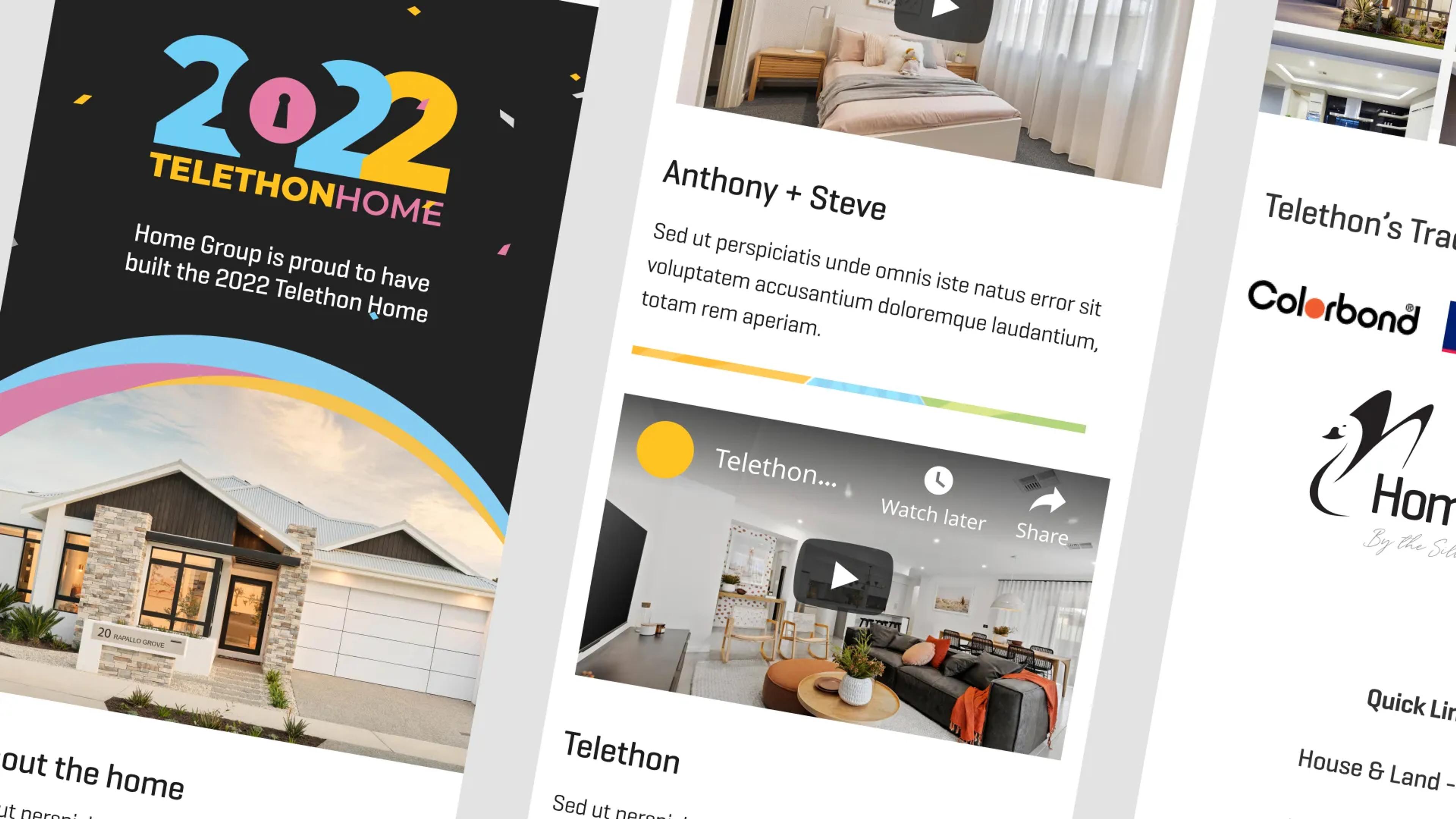 A mockup of the designs