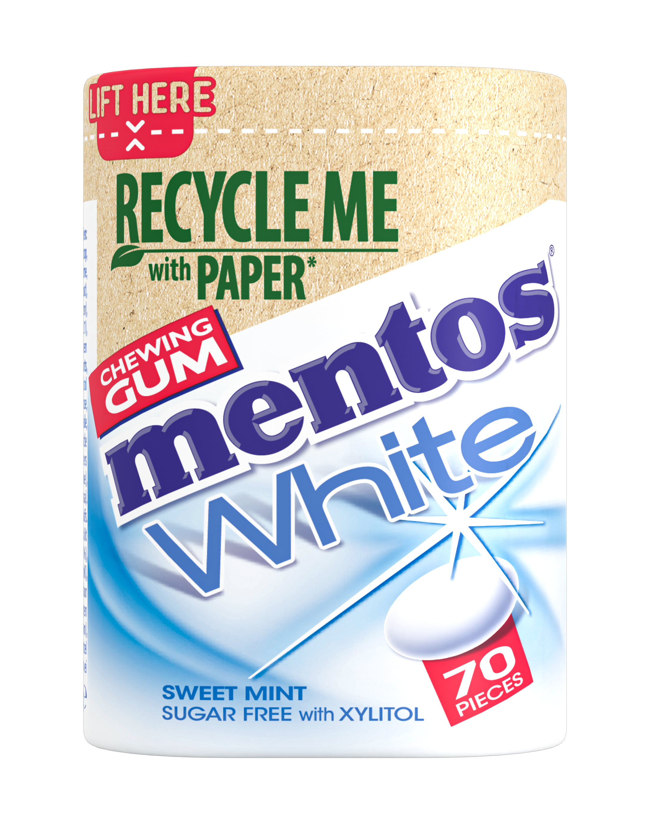 Mentos Gum White - Sweet Mint 