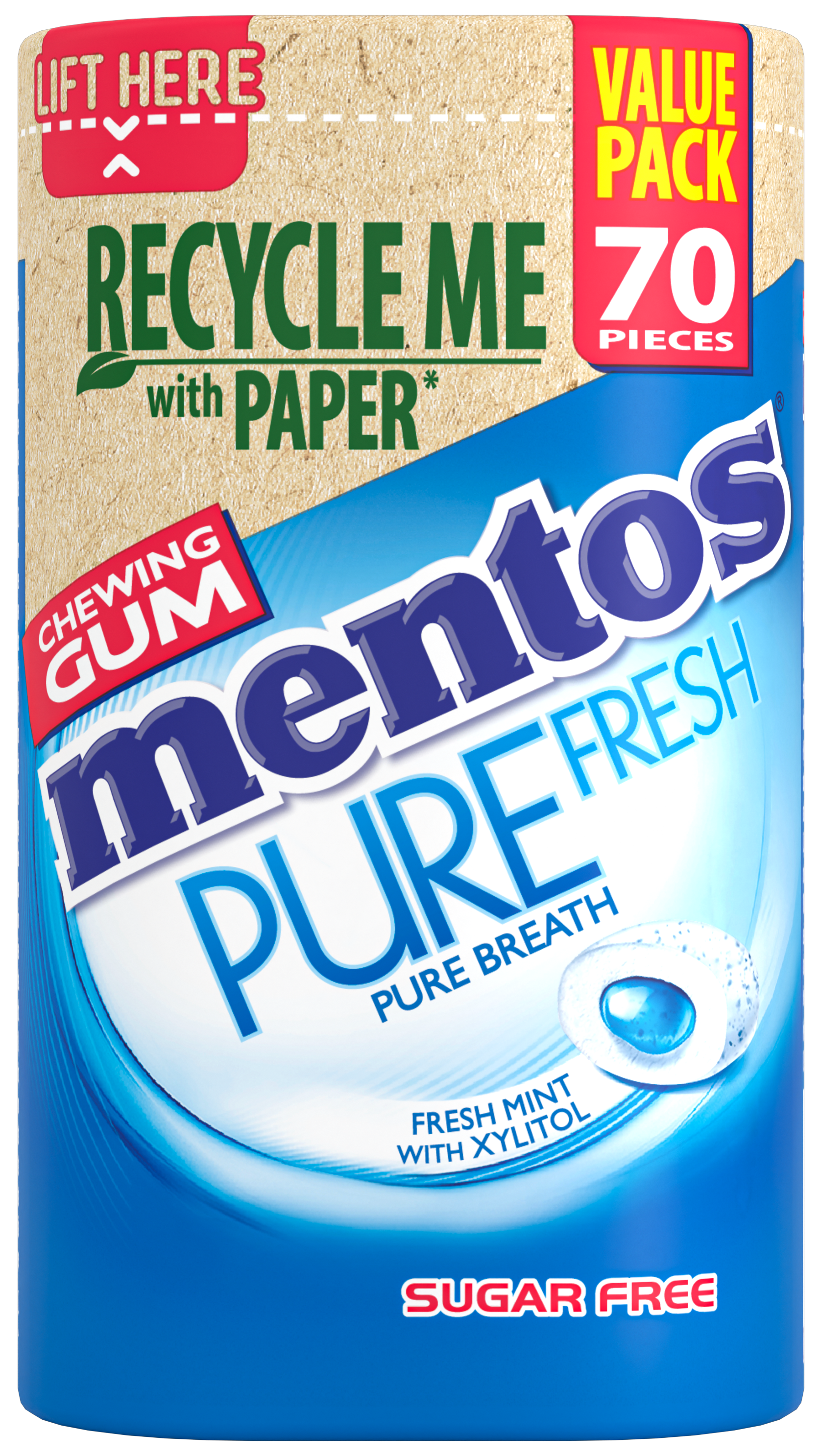 Mentos Gum Pure Fresh - Fresh mint