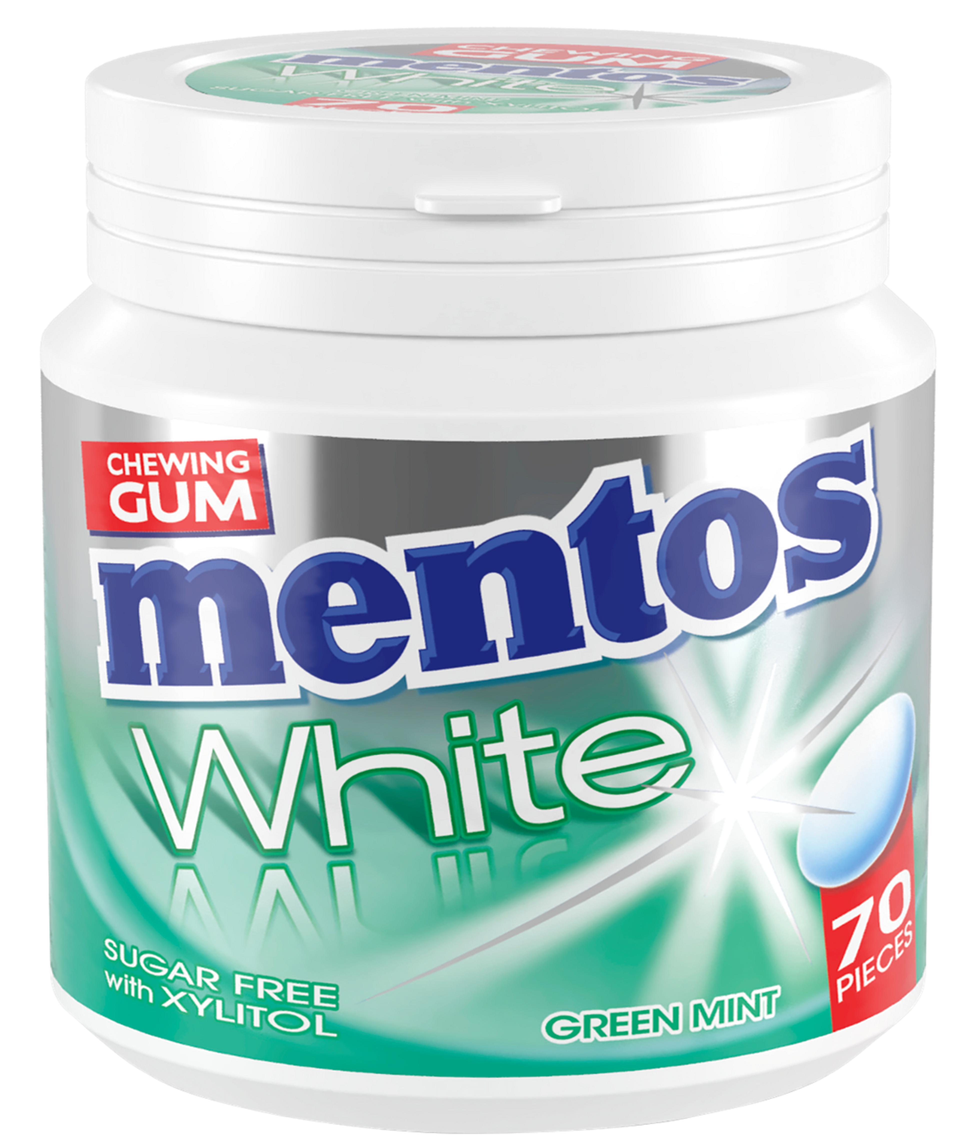 Mentos Gum White -  Green Mint