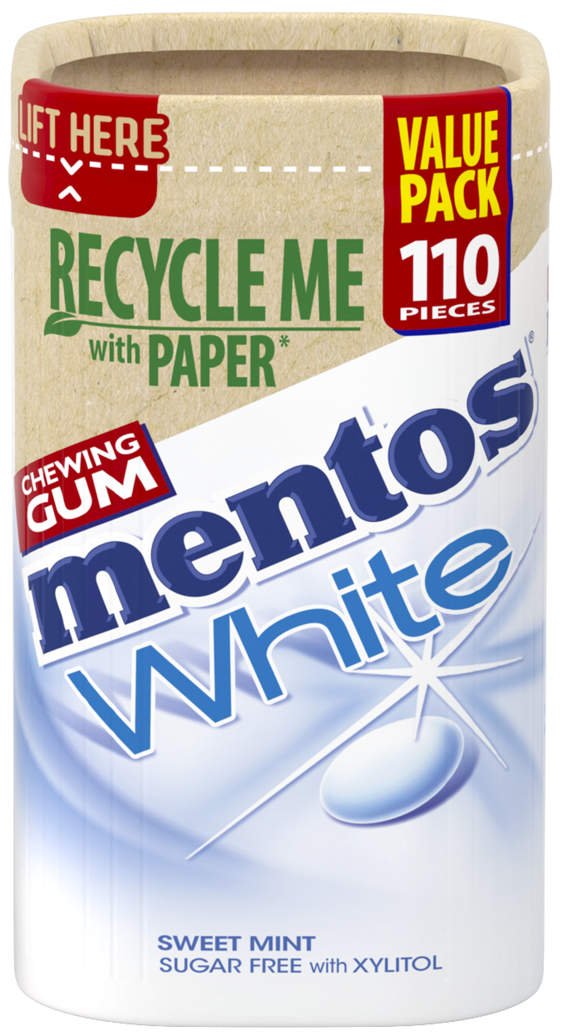 Mentos Gum White - Sweet mint