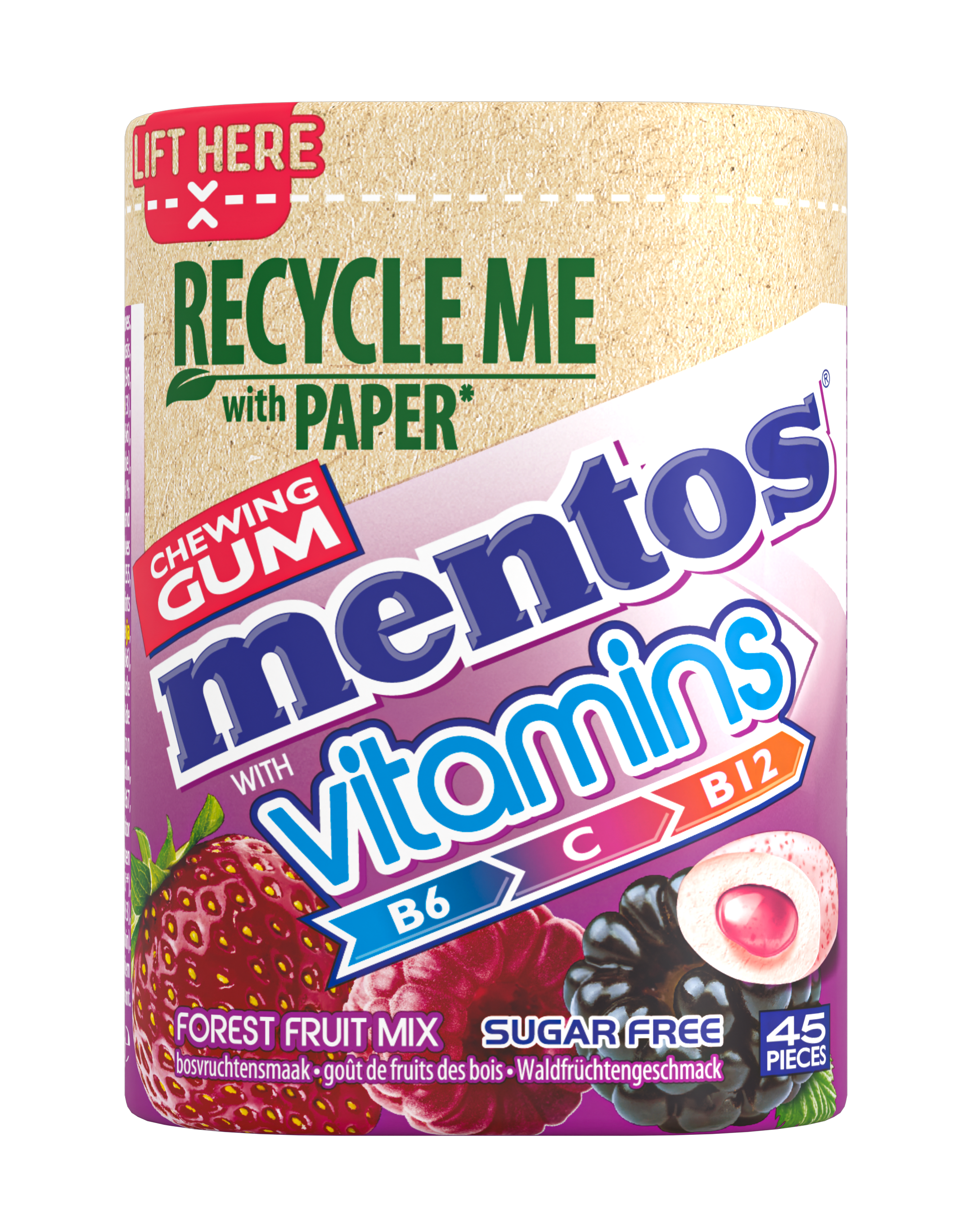 Mentos Gum                Vitamins Forest - Fruit Mix