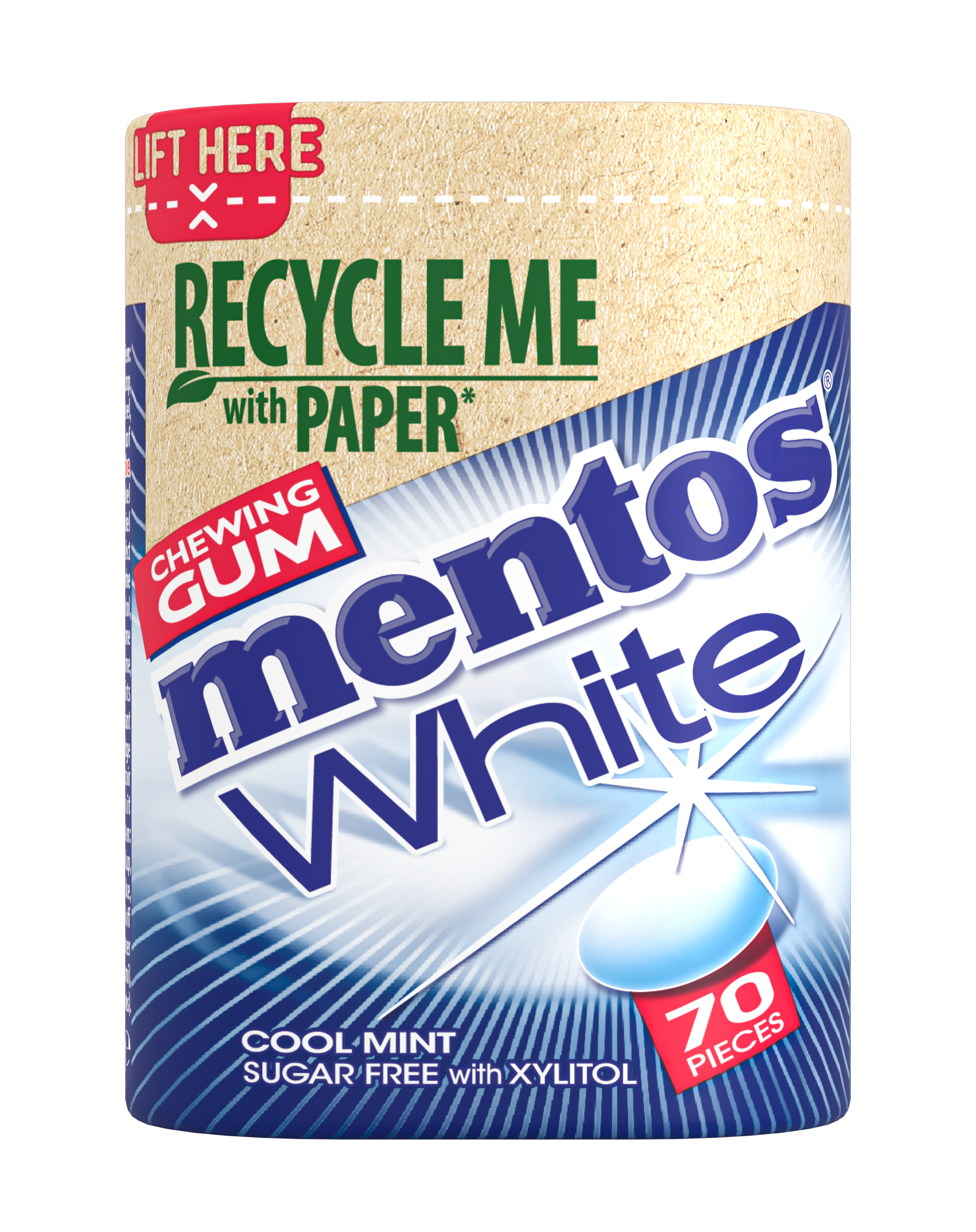 Mentos Gum White - Cool Mint