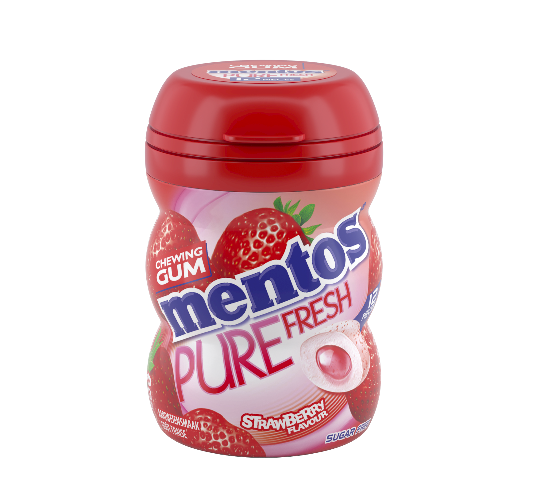Mentos Gum - Pure Fresh Aardbei