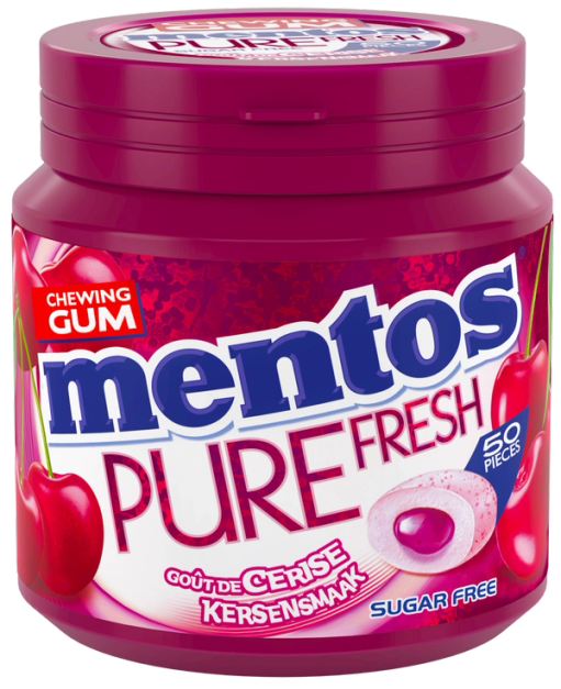 Mentos Gum Pure Fresh - Cherry | Mentos Nederland