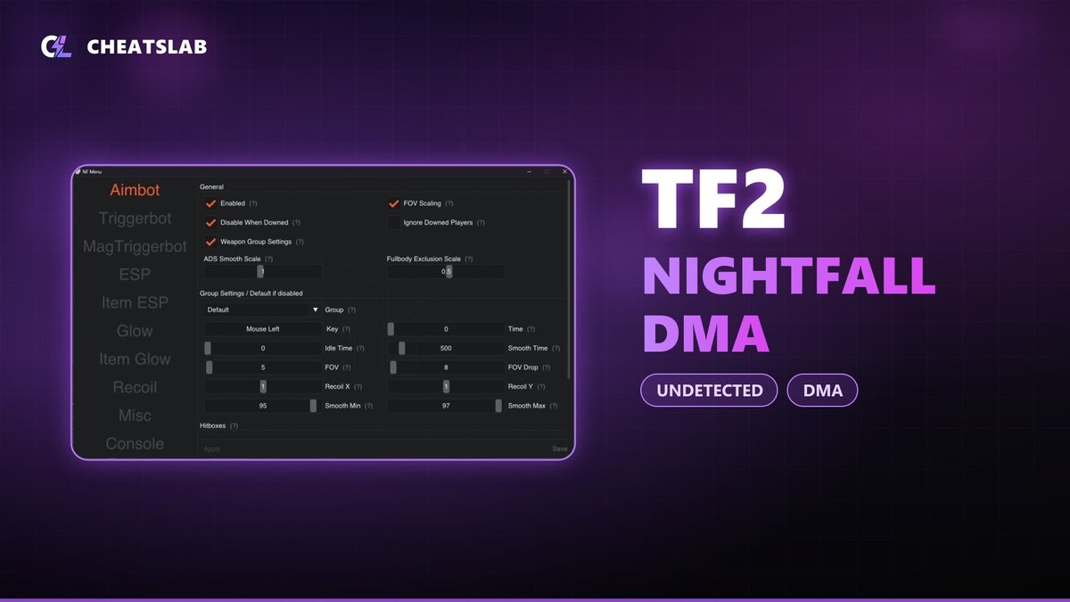 Чит для Team Fortress 2 Nightfall DMA