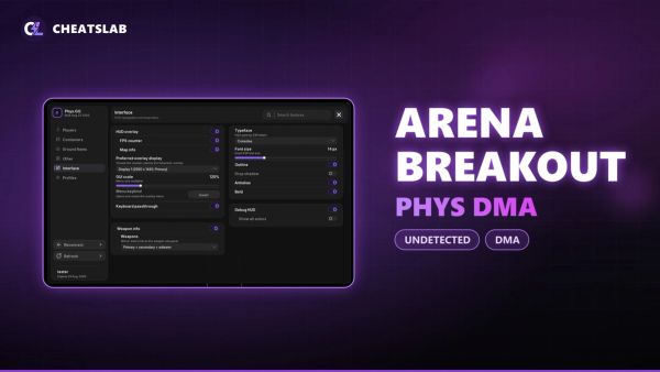 Чит для Arena Breakout: Infinite PHYS DMA