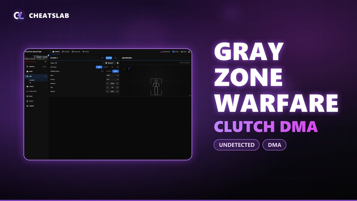 Чит для Gray Zone Warfare Clutch DMA