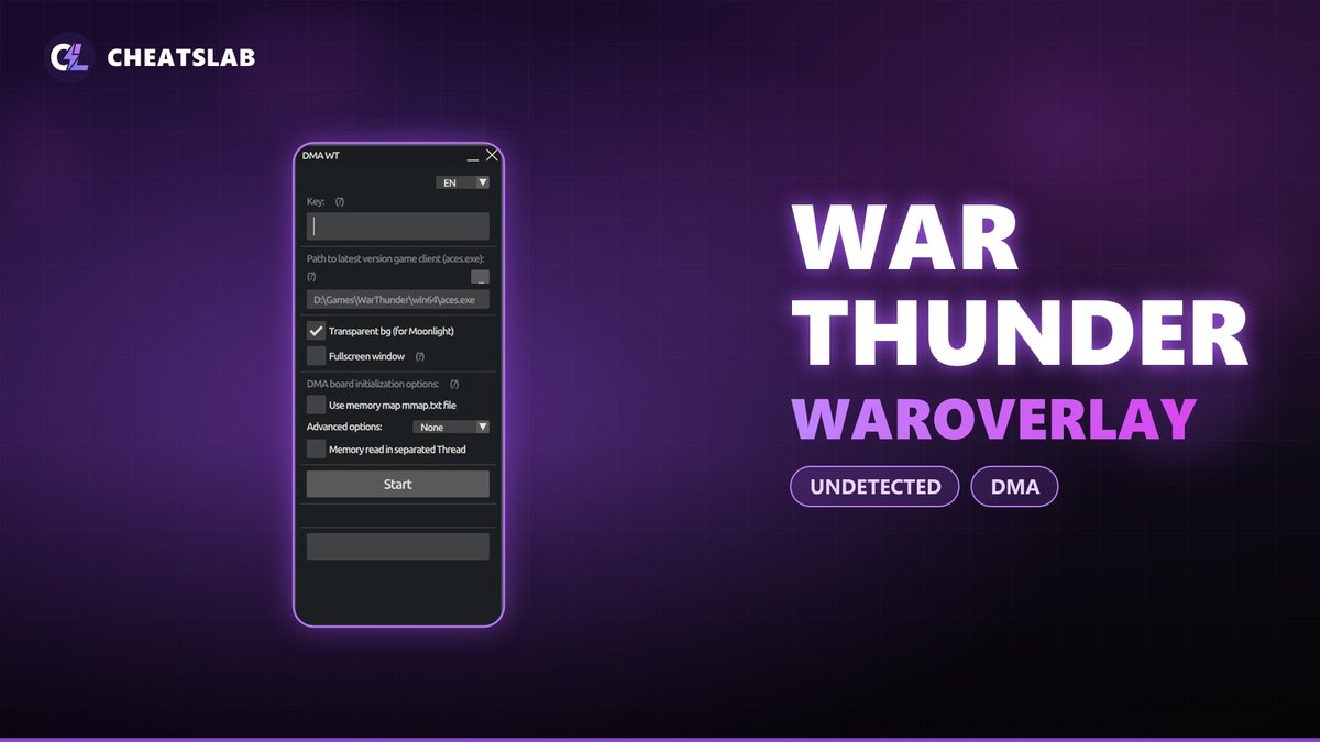 Чит для War Thunder Waroverlay