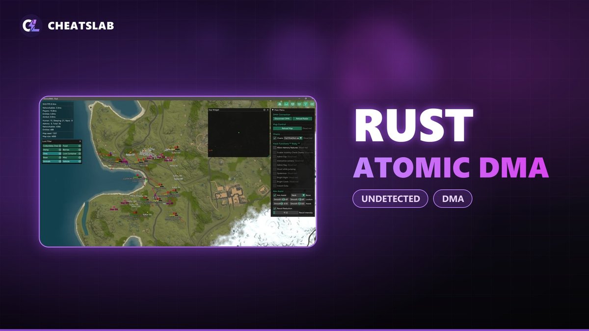 Чит для Rust ATOMIC DMA