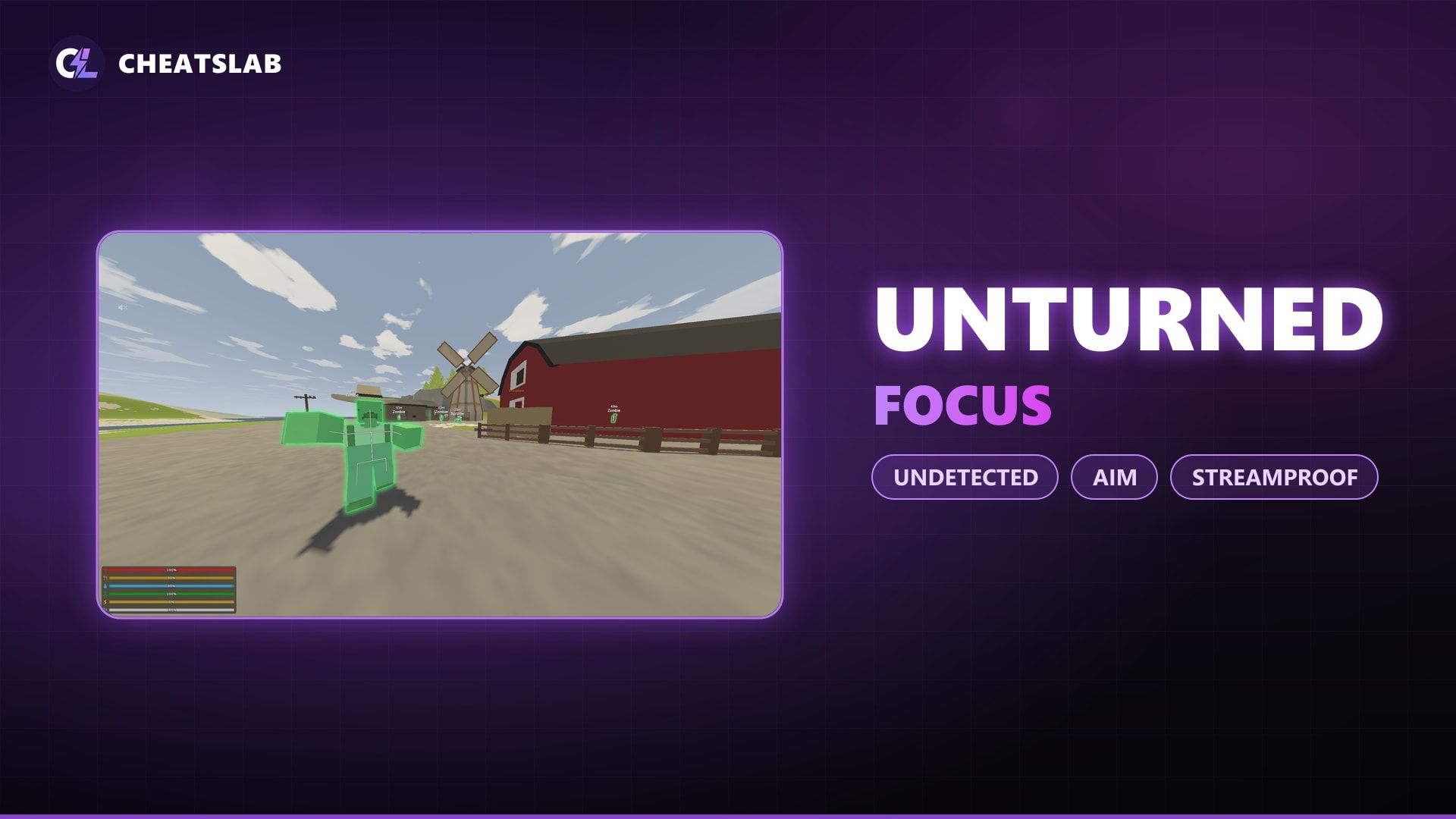 Чит для Unturned FOCUS