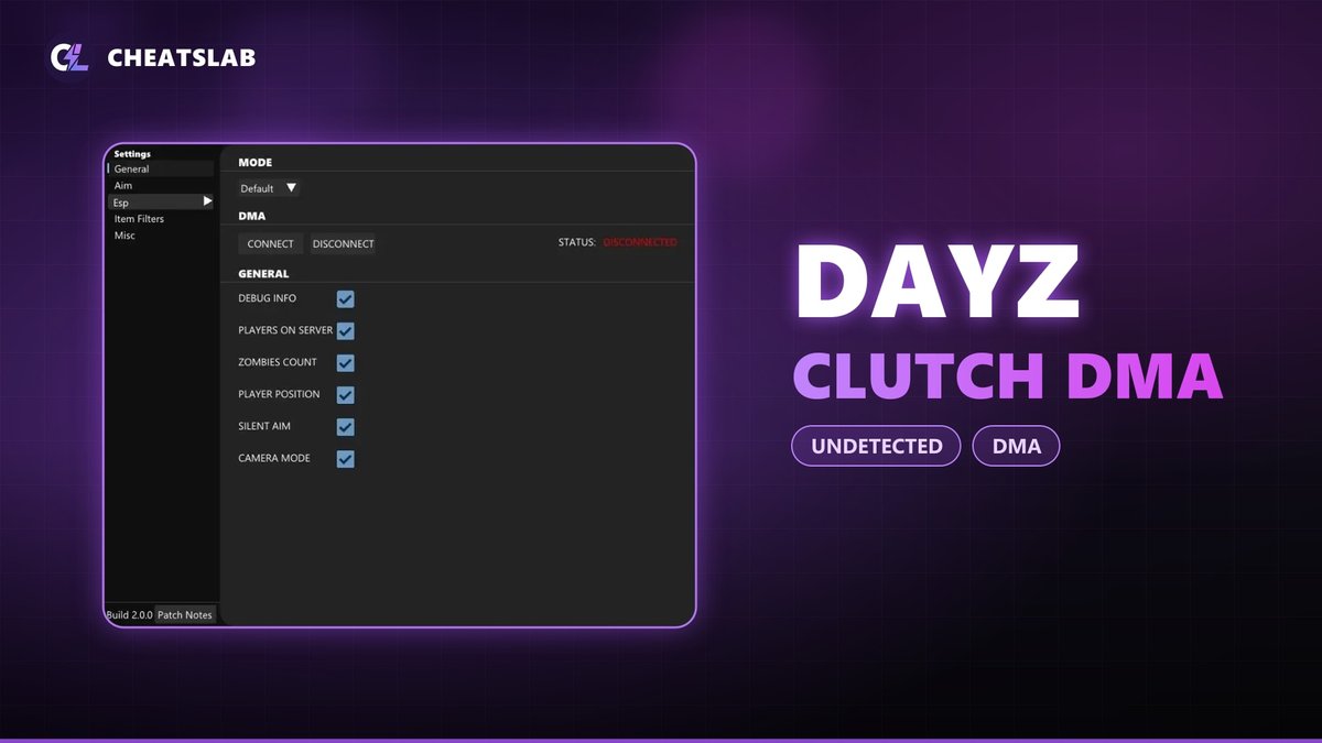 Чит для DayZ Clutch DMA