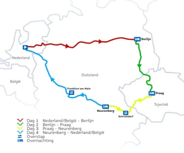 Reis route: Rondreis Berlijn, Praag en Neurenberg