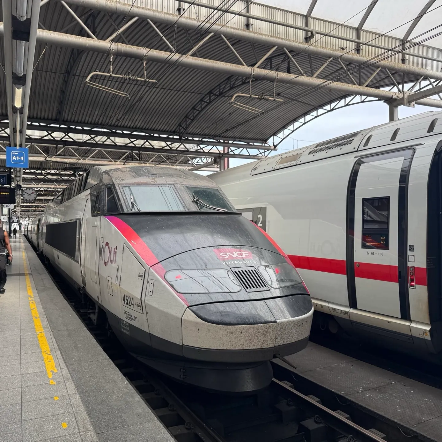 Een TGV naar Frankrijk op Brussel-Zuid