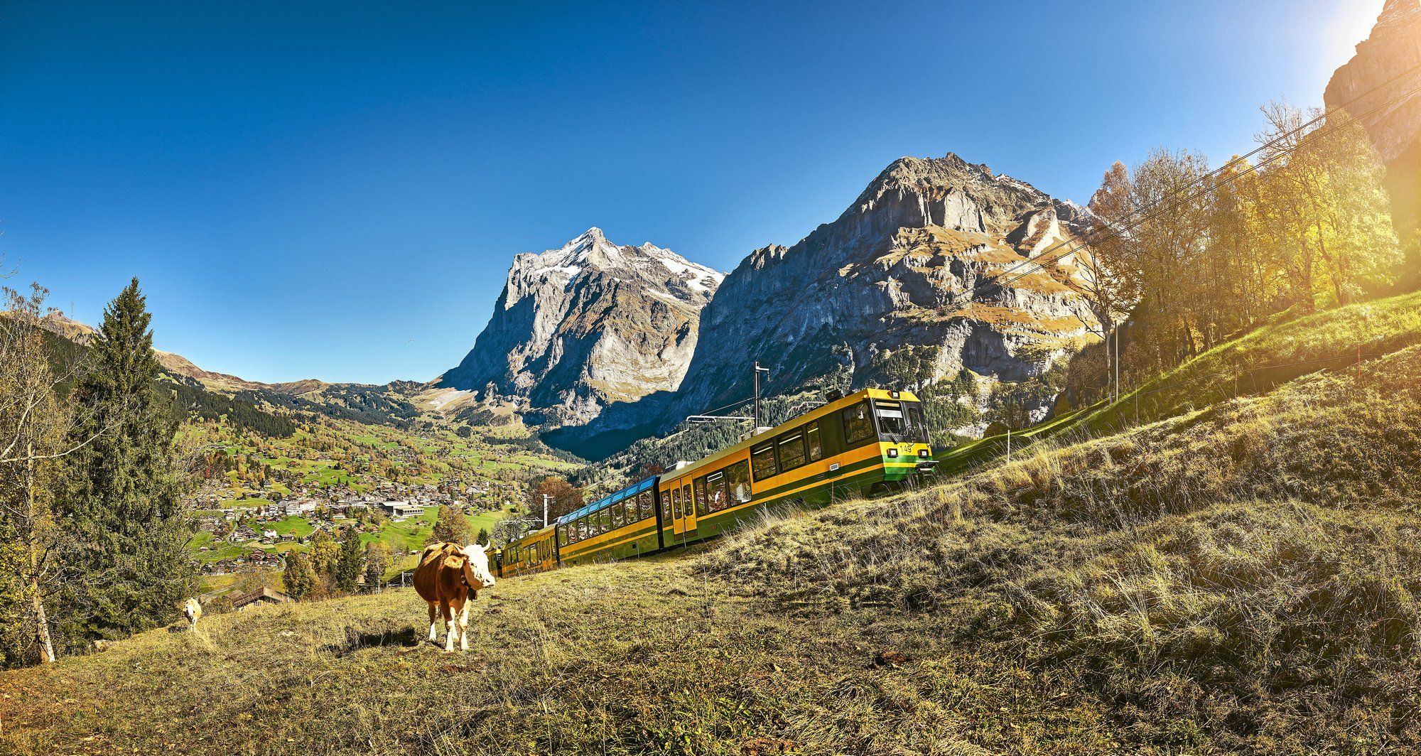 Wengeneralpbahn in het najaar