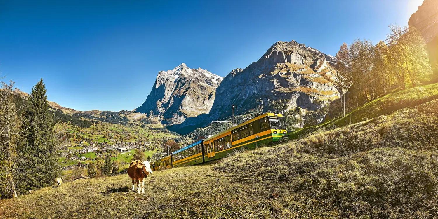 Wengeneralpbahn in het najaar