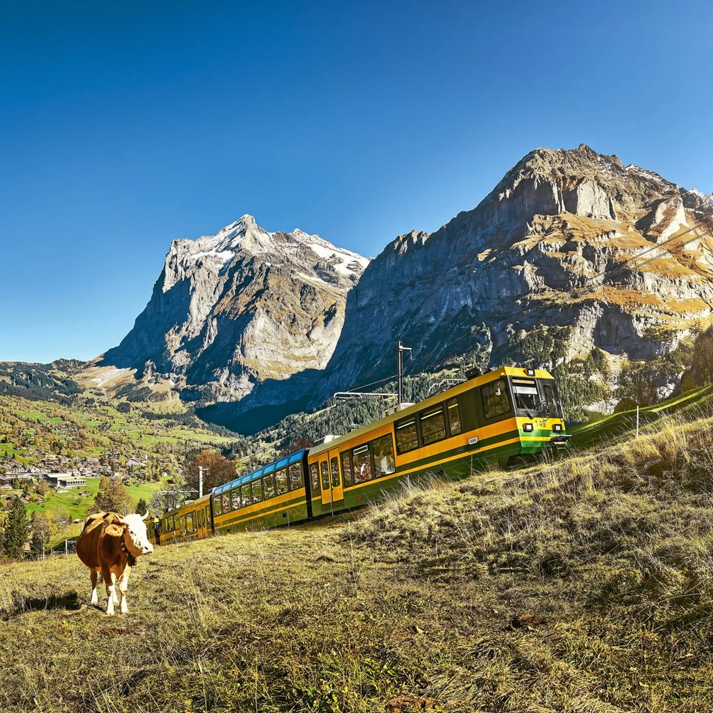 Wengeneralpbahn in het najaar