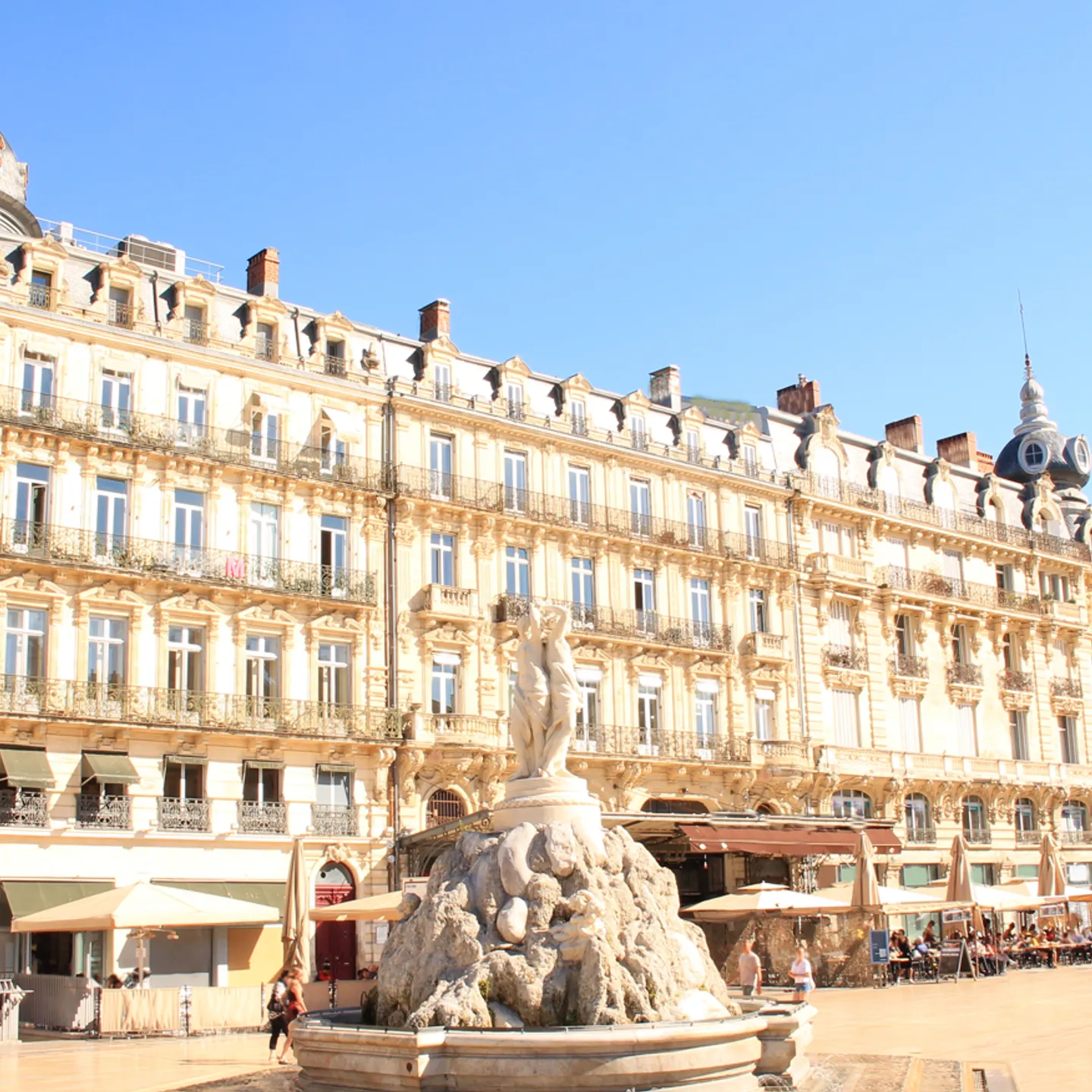 Het Place de la Comédie in Montpellier
