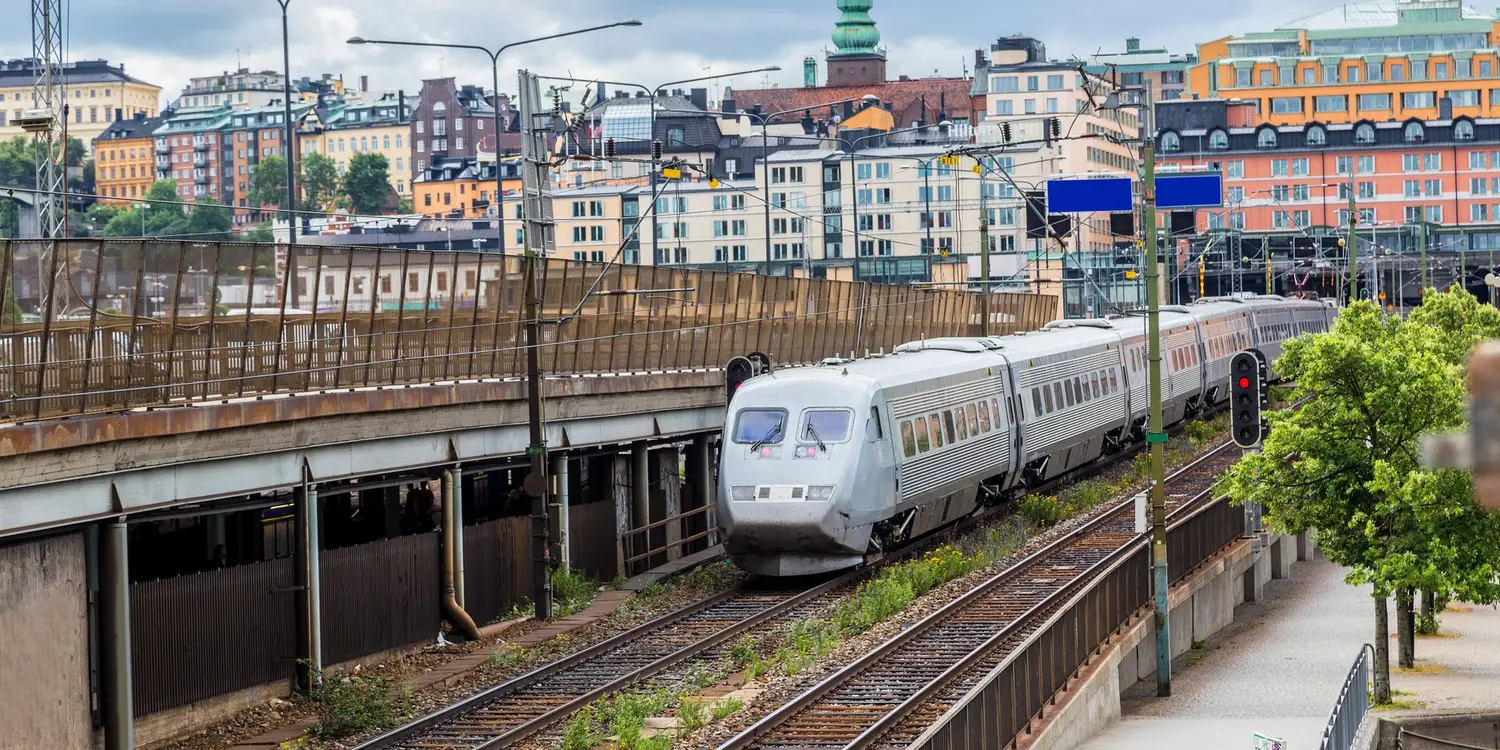 Een X2000 in Stockholm