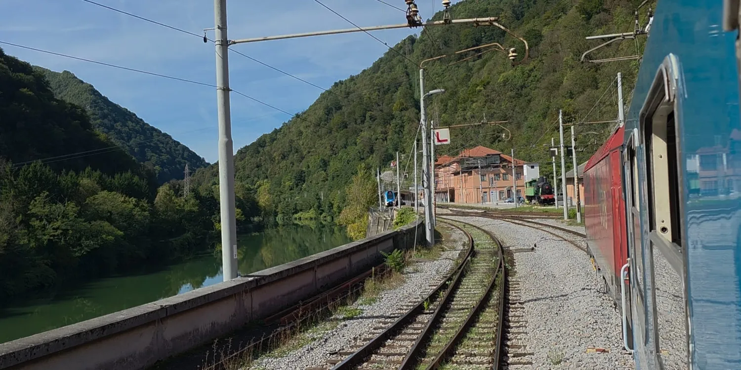 Uitzicht langs de Sava