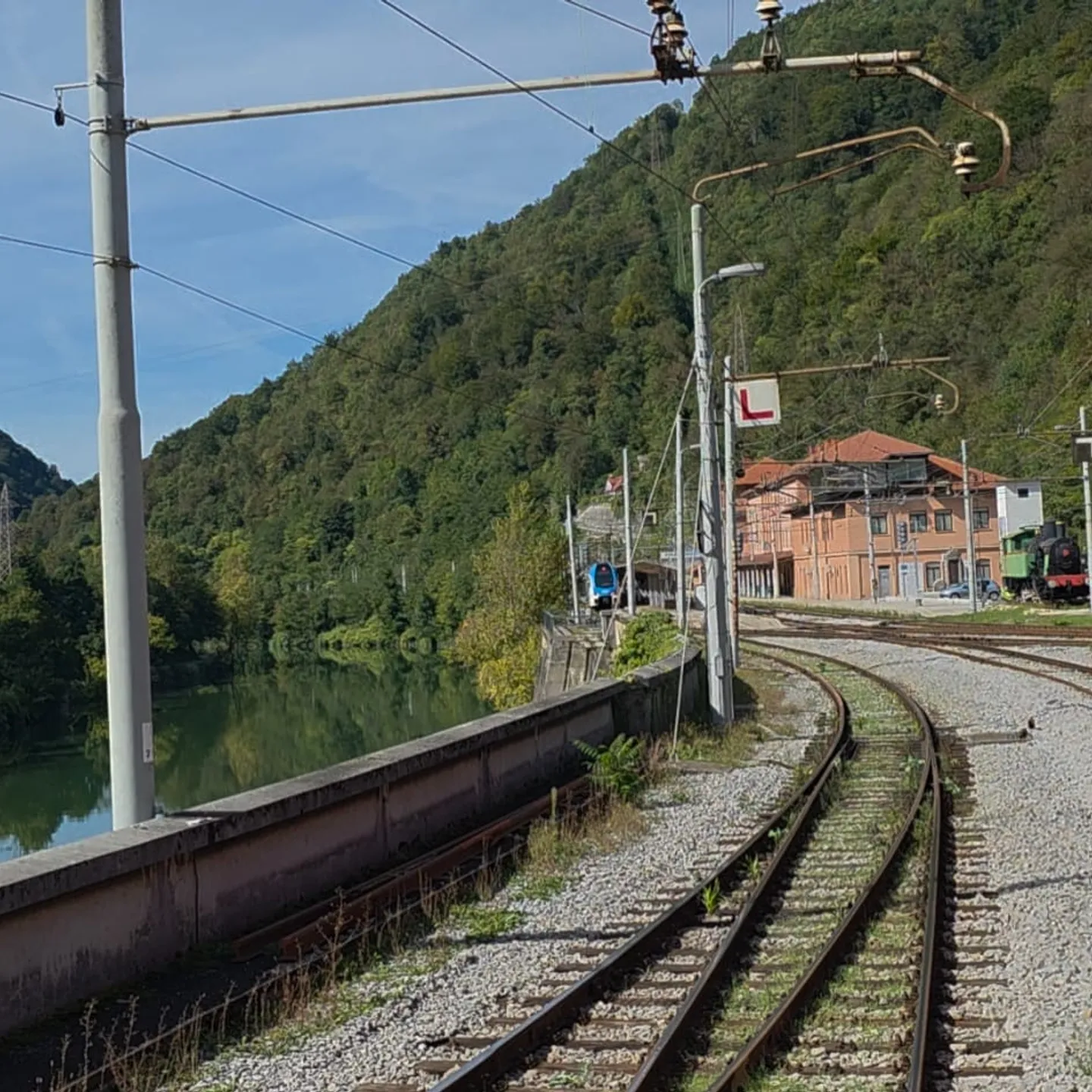 Uitzicht langs de Sava