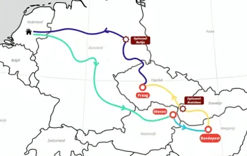 Reis route: Treinrondreis Wenen, Boedapest & Praag