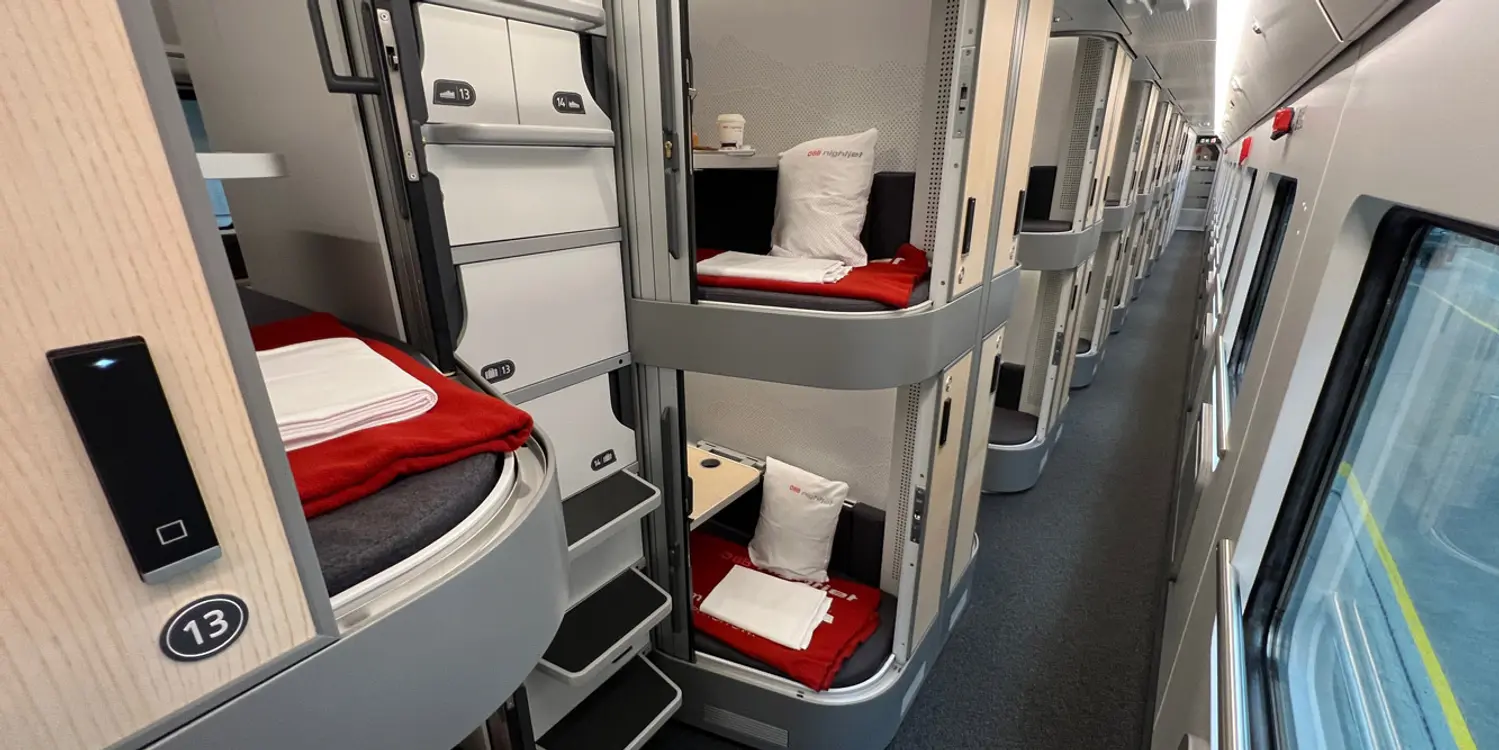 Minicabines in de Nightjet