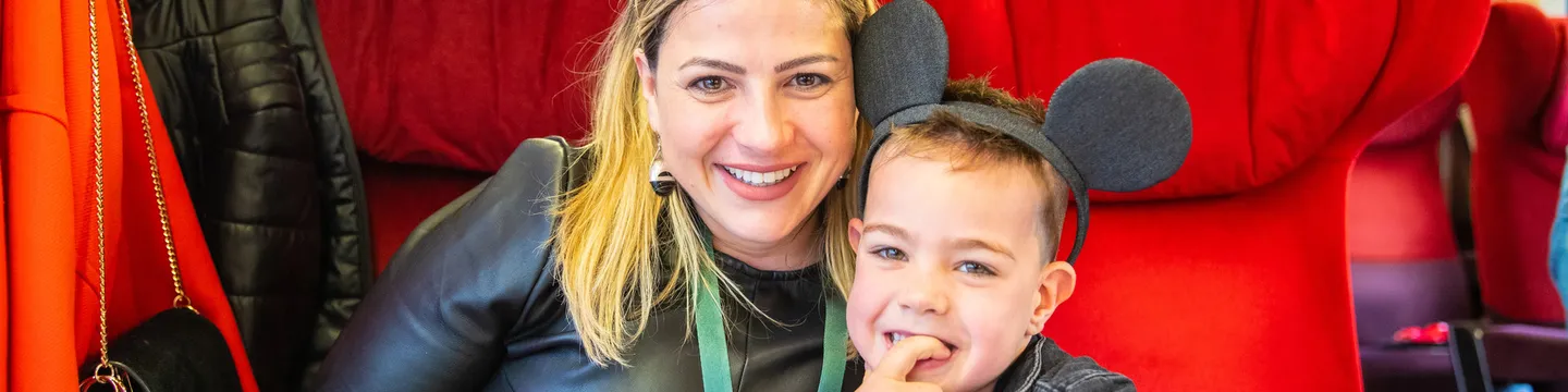 Thalys met kinderen