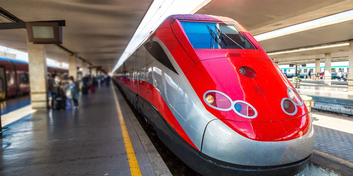 Een Frecciarossa in Florence