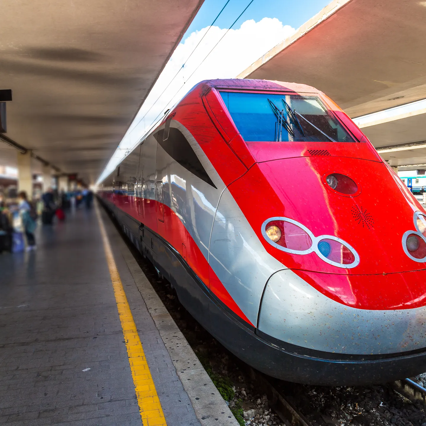 Een Frecciarossa in Florence