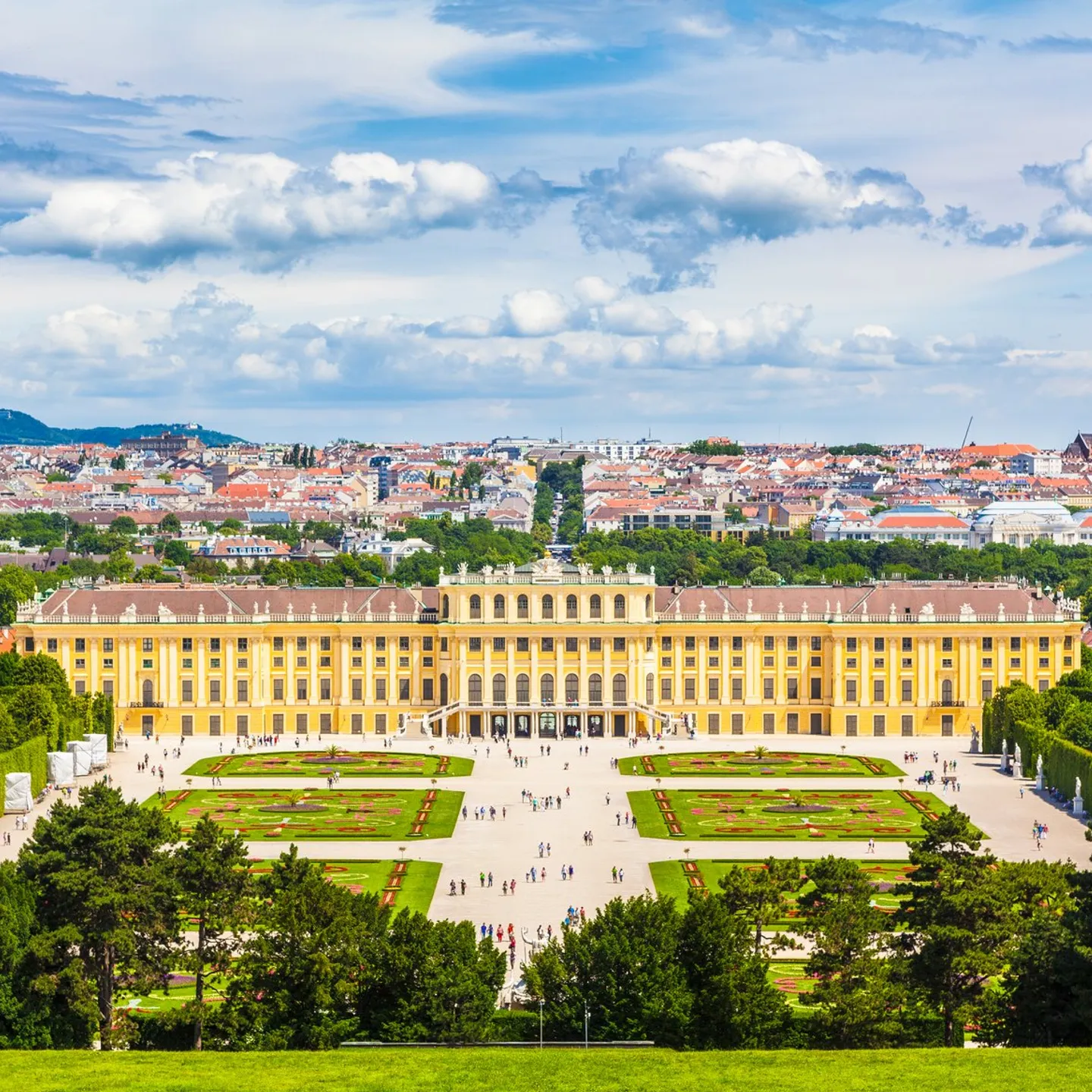 Paleis Schloss Schönbrunn in Wenen.