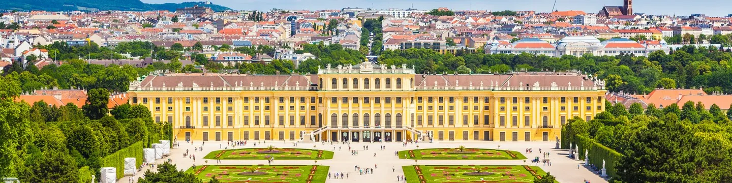 Paleis Schloss Schönbrunn in Wenen.