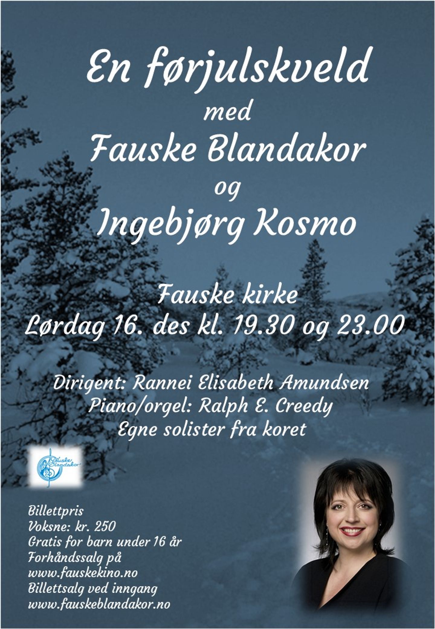 en plakat for Fauske blandakor