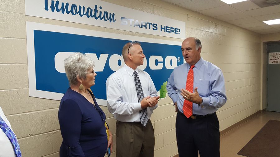 Commerce Secretary Mike Gill Tours Carroll County