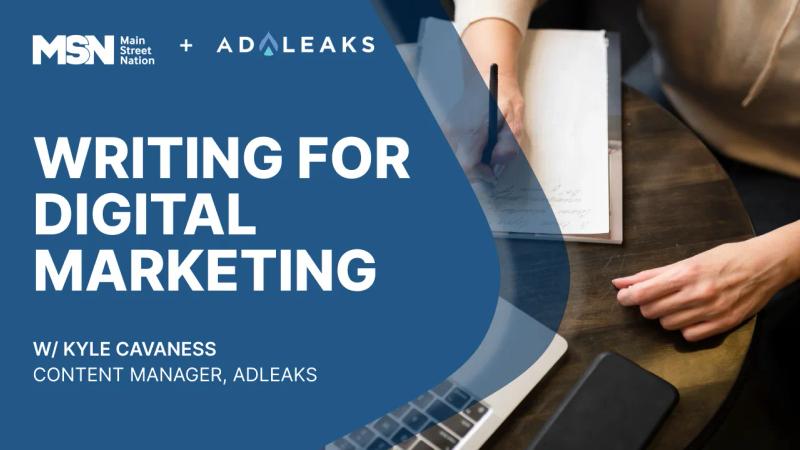 Writing for Digital Marketing