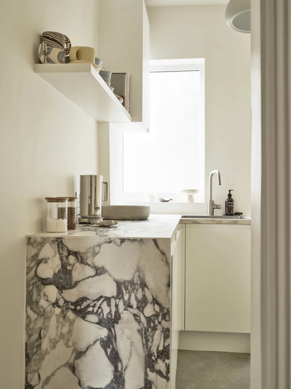 Pale timber flooring and natural light in East London home