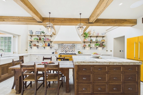 Love Locations luxury country kitchen with Aga for TV, film and food shoots