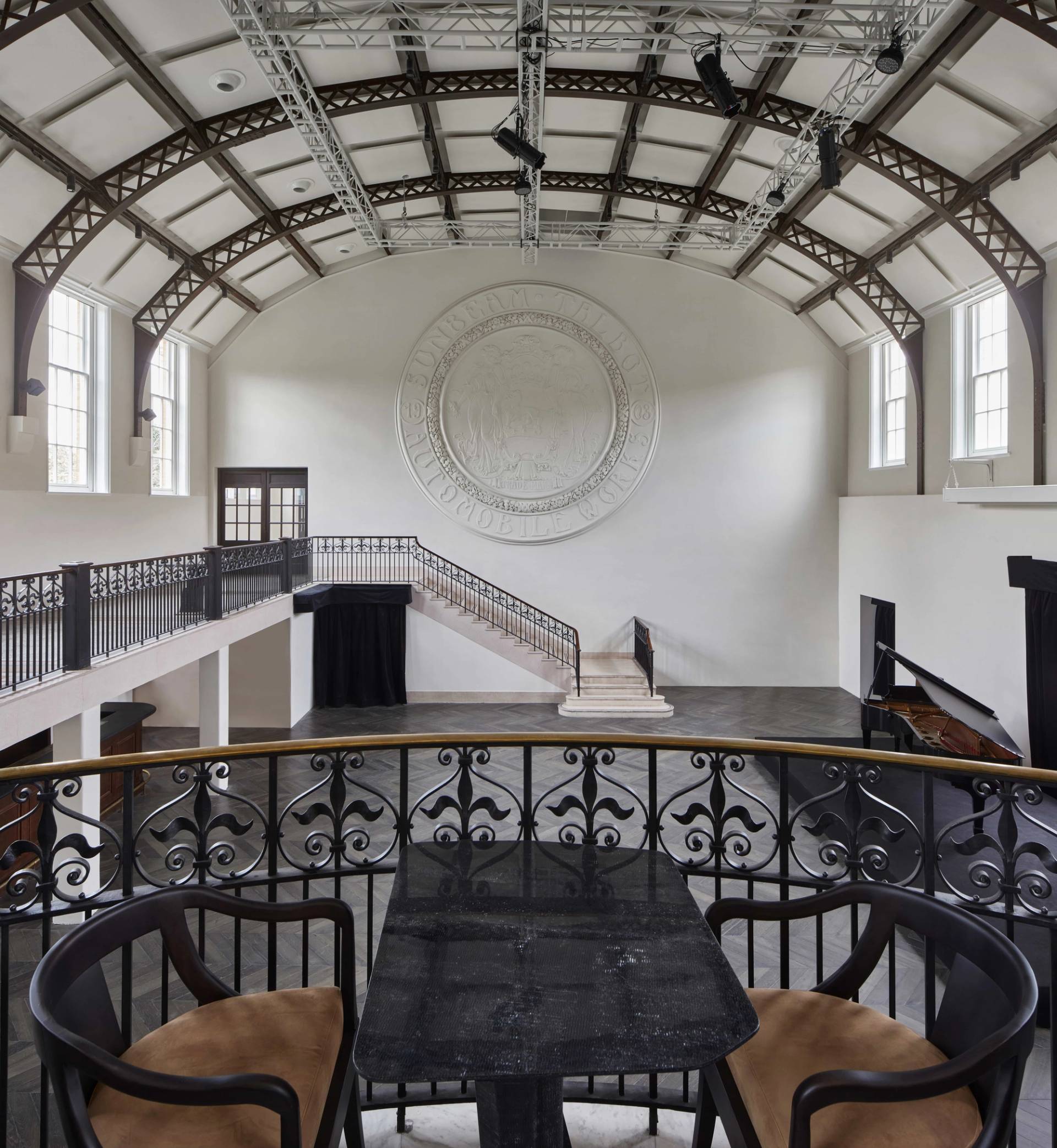 Vaulted ceiling detail inside Ladbroke Hall, Love Locations