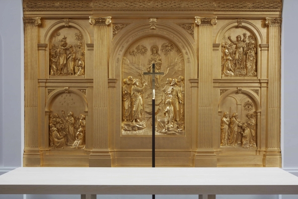 Bright church interior in Hackney showing seating layout, Love Locations