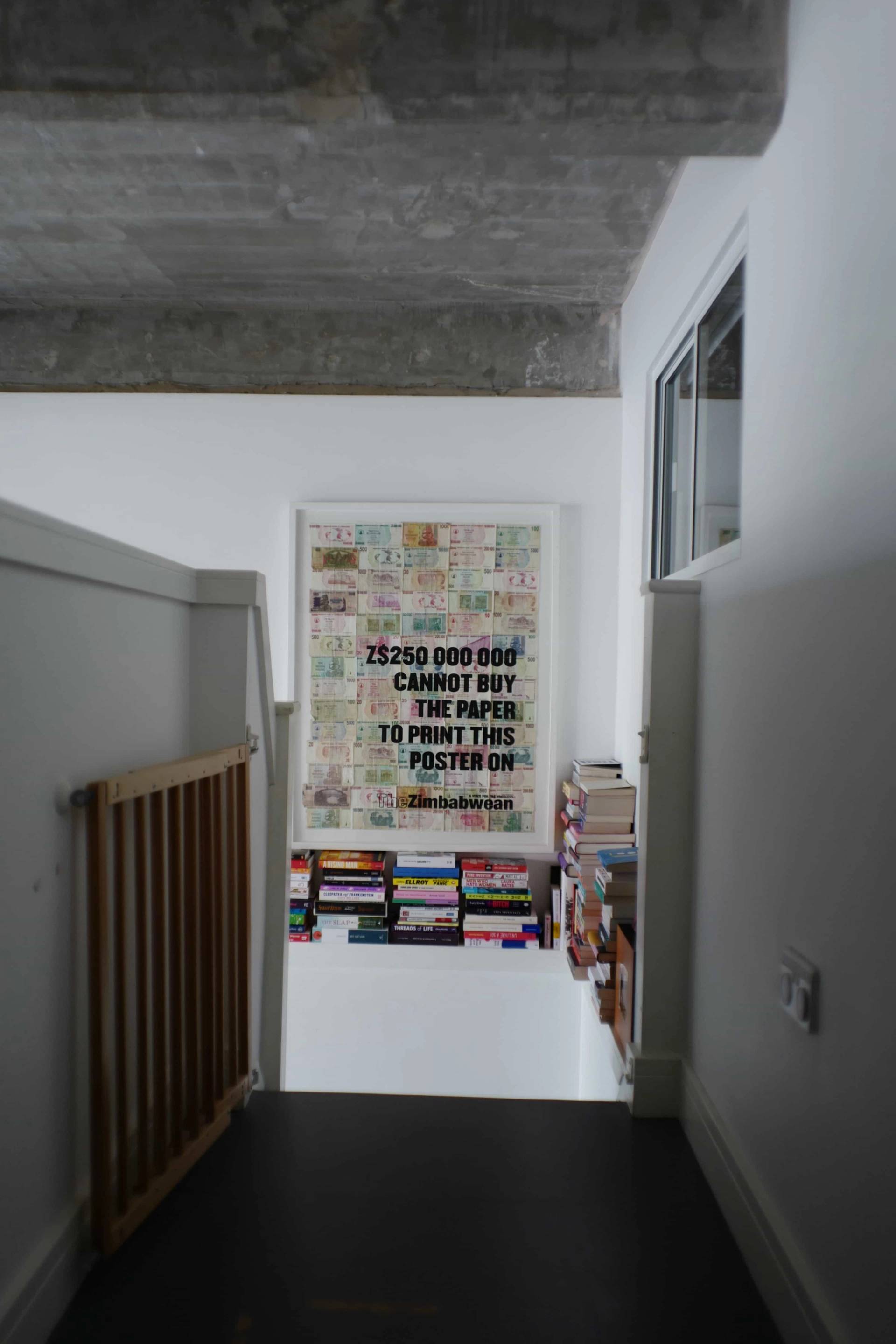 Industrial loft living space with book wall in Upper Clapton E5 – Love Locations