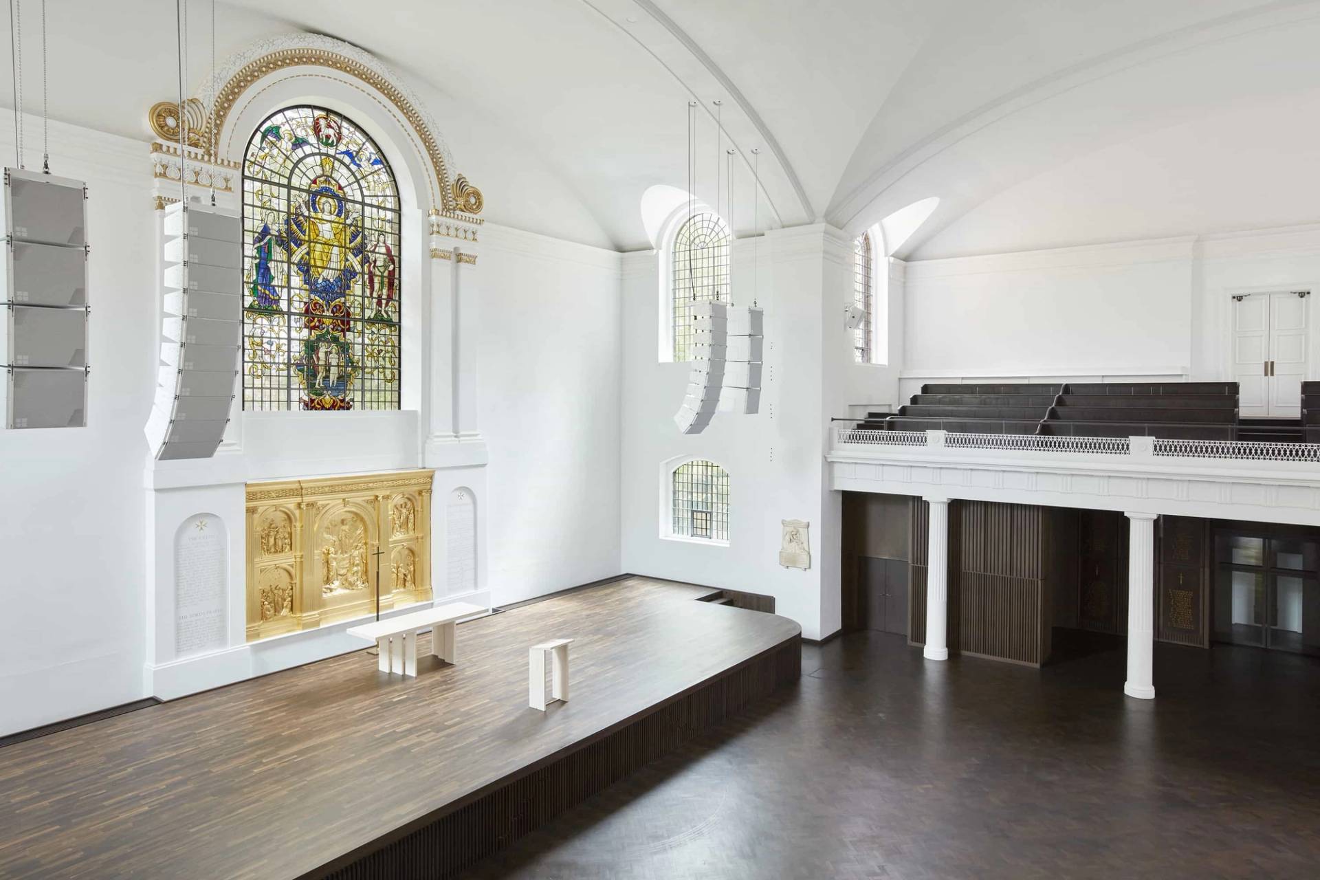 Large church hall in Hackney with balcony and natural light, Love Locations