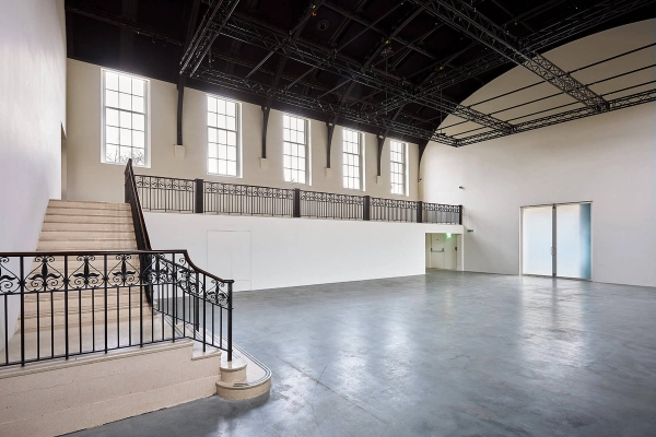 Polished concrete floor in Ladbroke Hall main hall, Love Locations
