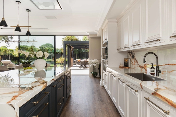 Modern West London W6 home with luxury kitchen design and natural light throughout