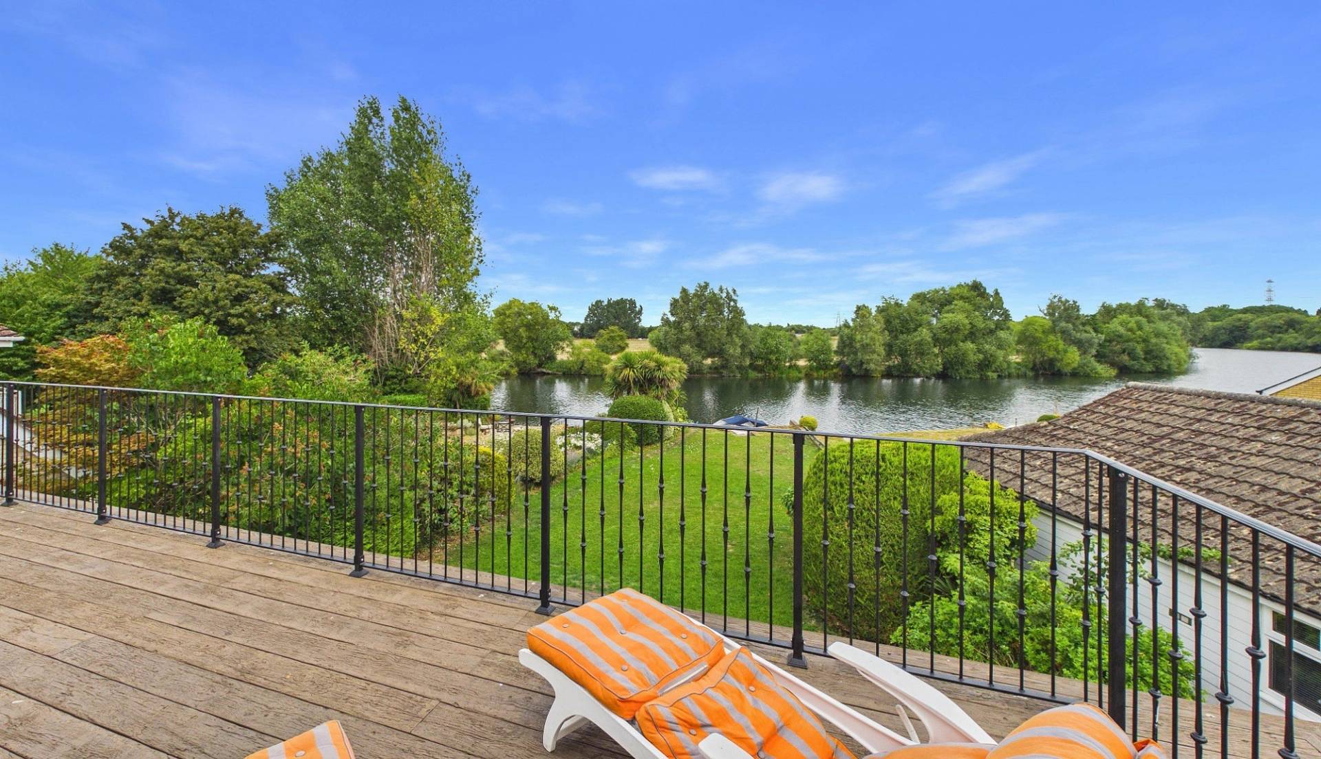 Love Locations riverside terrace and garden views for TV, film and shoots
