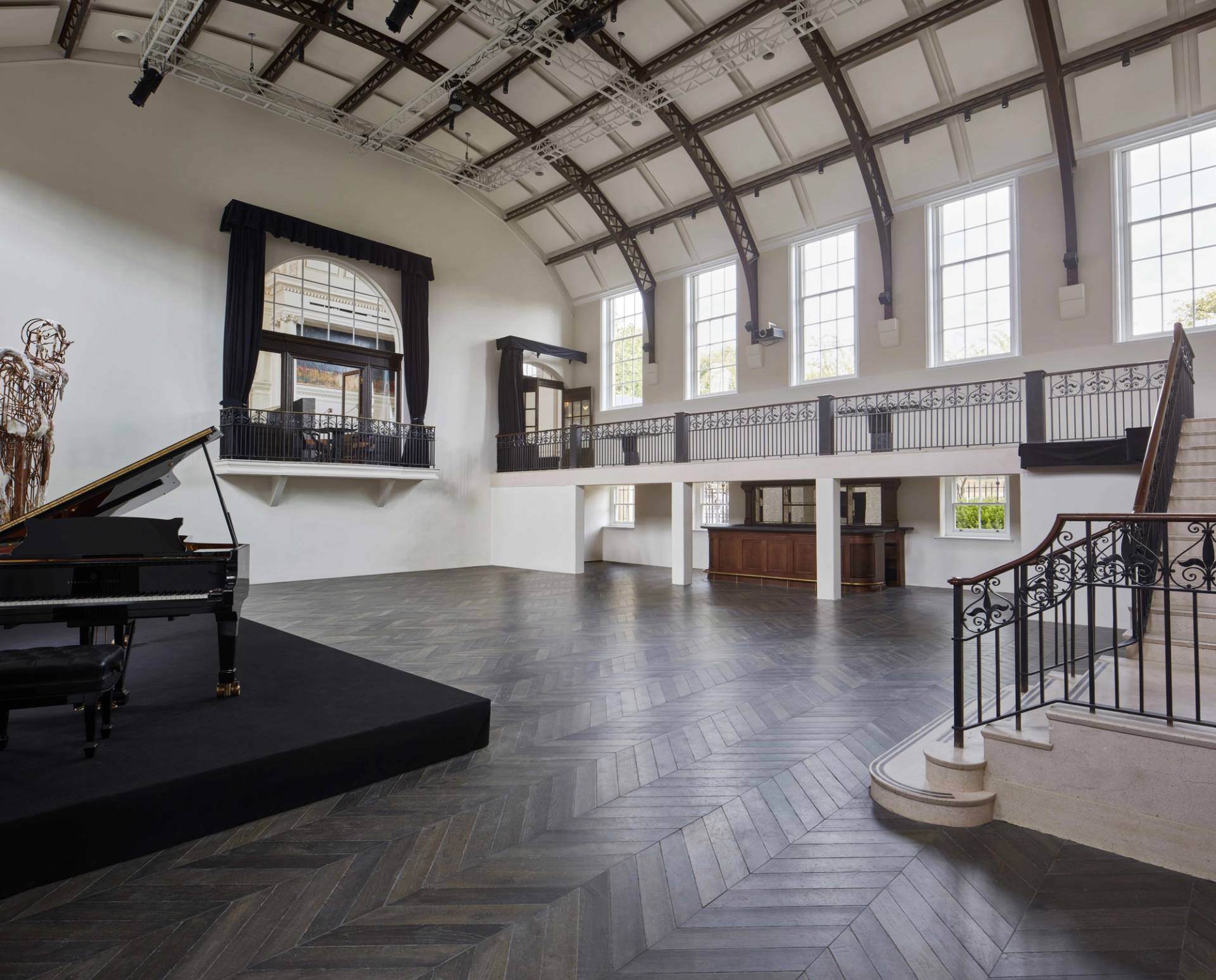 Theatre-style gallery at Ladbroke Hall, Love Locations