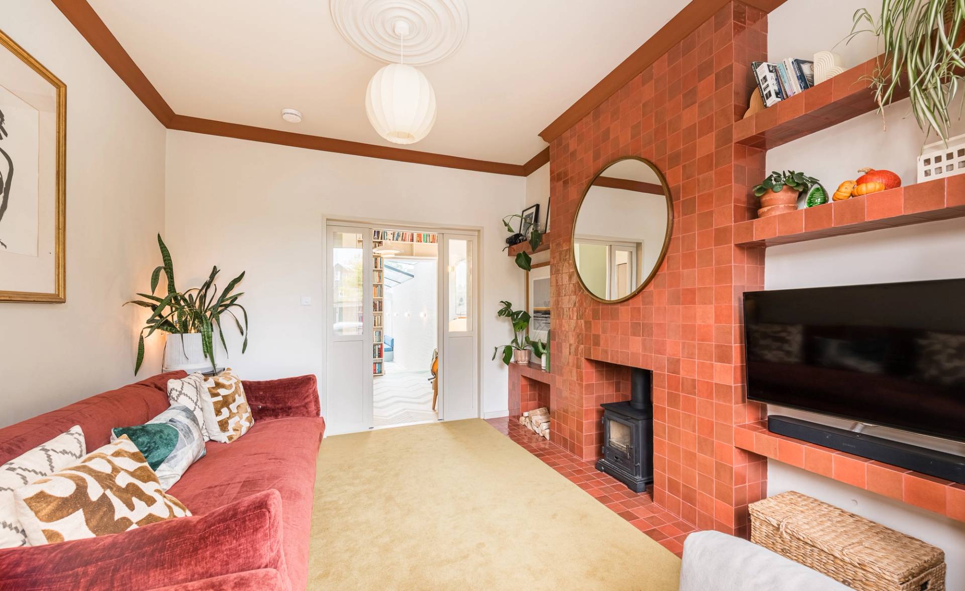 End-of-terrace house exterior in North London, Love Locations
