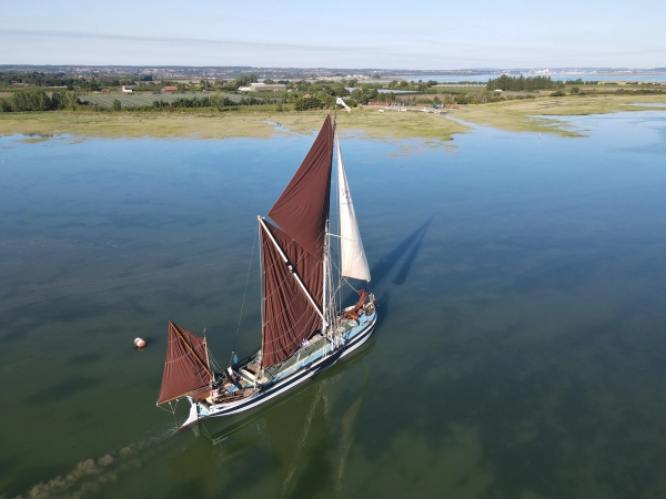 Historic 1906 sailing boat on the River Medway – Love Locations